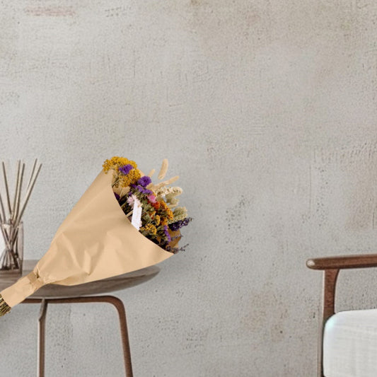 Droogbloemen Field Bouquet Multi - Ø25cm - ↕60cm